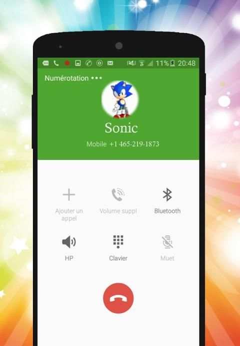 Fake Call Sonic Prank screenshot 2