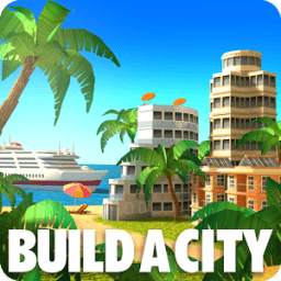 Paradise City Island Sim Town: Build it on the Bay