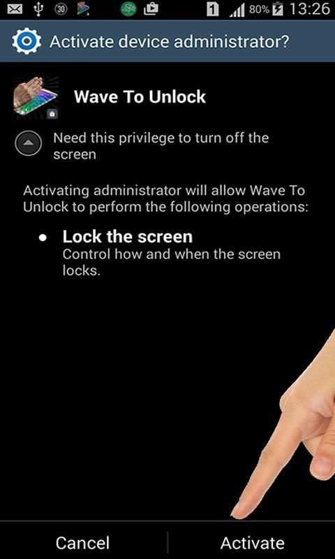 Wave to Unlock/ Lock screenshot 17