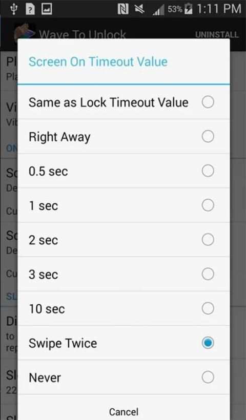 Wave to Unlock/ Lock screenshot 1