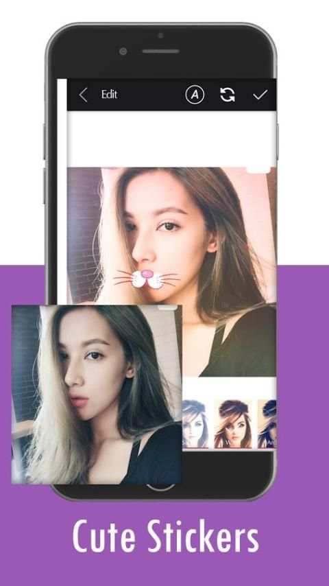 Candy Selfie Cameras screenshot 1