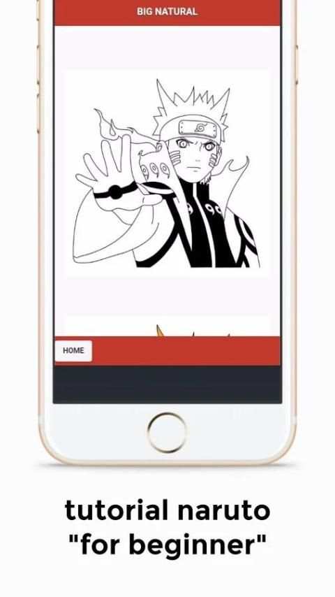 How to Draw Naru Character screenshot 6