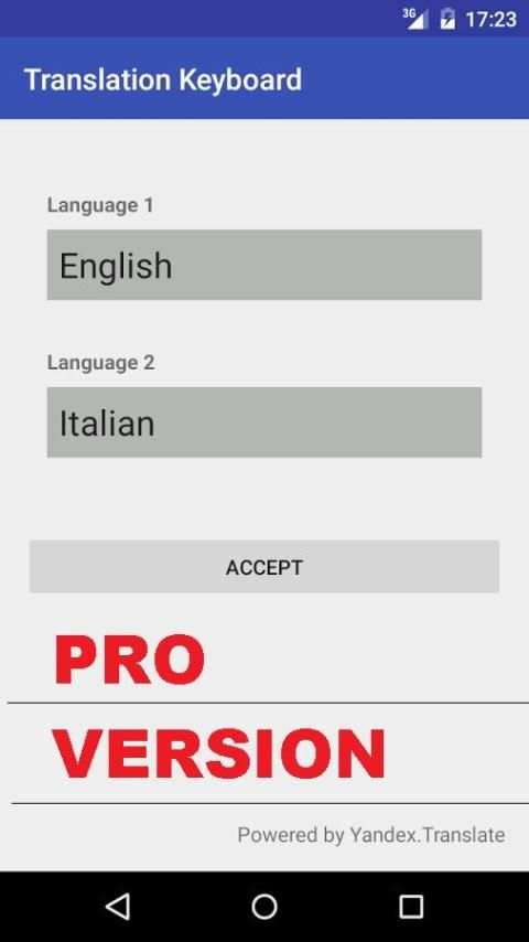 Translation Board Keyboard Fre screenshot 5