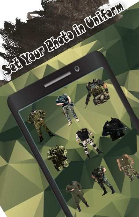 Commando Photo Suit Editor-Army Soldier in Uniform скриншот 3