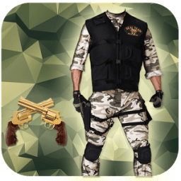 ikon Commando Photo Suit Editor-Army Soldier in Uniform