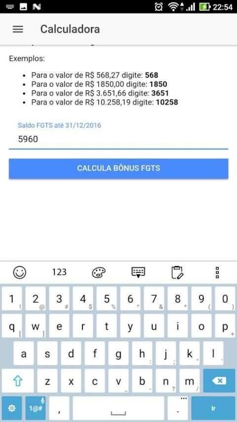 Bonus FGTS 5 تصوير الشاشة