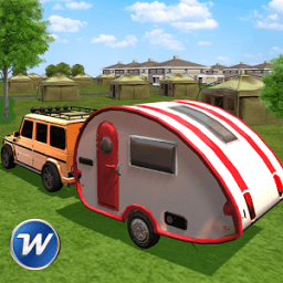 Camper Van Trailer Truck Driving Simulator иконка