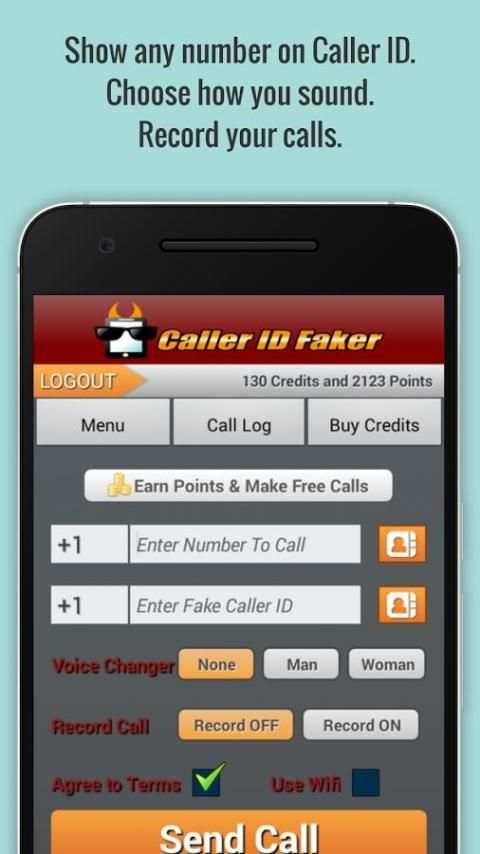 Caller ID Faker & Recorder App screenshot 4