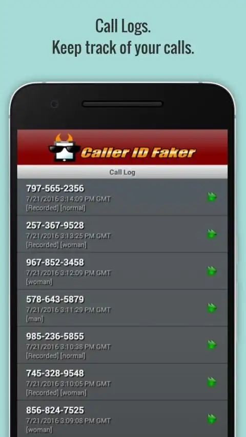 Caller ID Faker & Recorder App screenshot 2