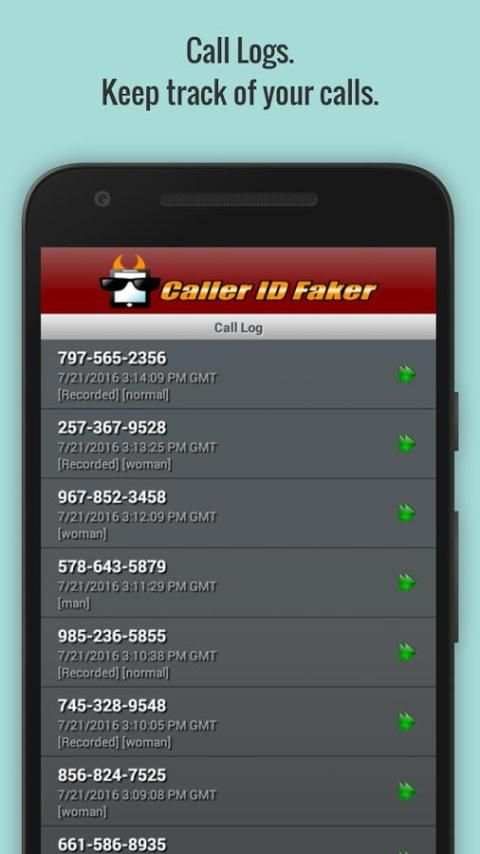 Caller ID Faker & Recorder App скриншот 6
