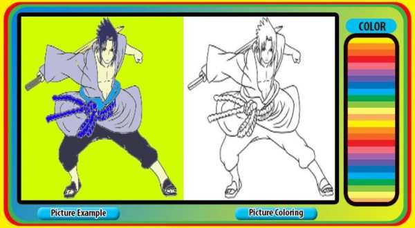 How To Color NARUTO 5 تصوير الشاشة