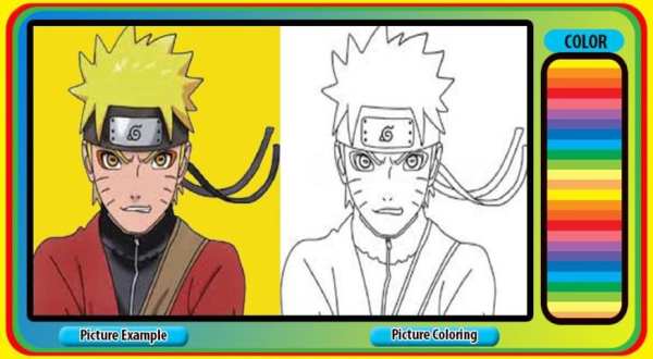 How To Color NARUTO 2 تصوير الشاشة