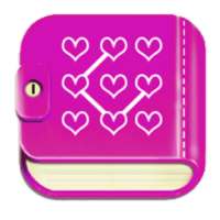 Diary with lock Pattern