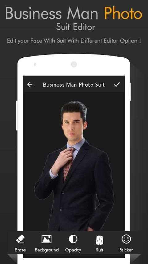 Business Man Photo Suit 3 تصوير الشاشة