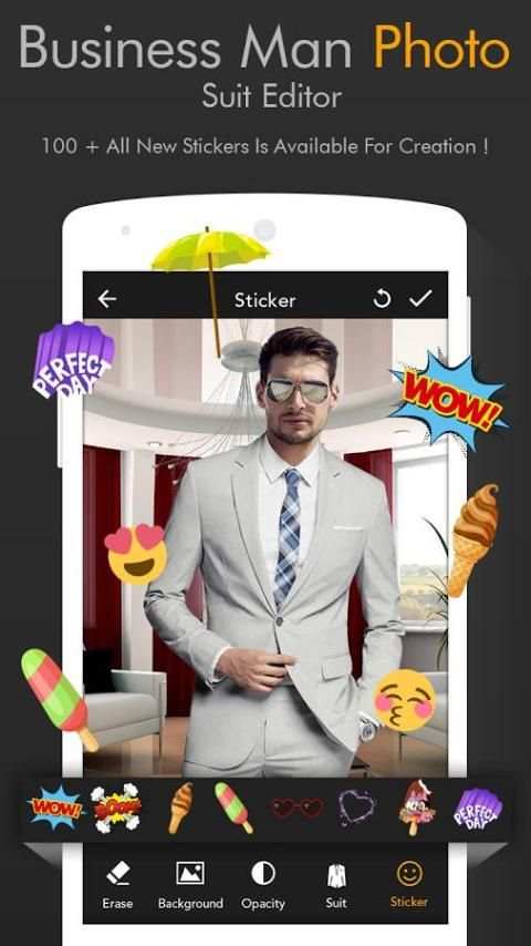 Business Man Photo Suit 1 تصوير الشاشة