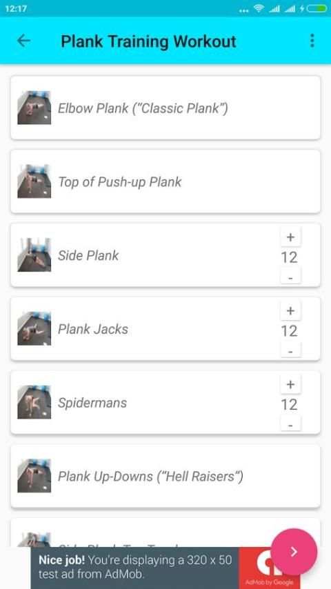 Plank Workout screenshot 3