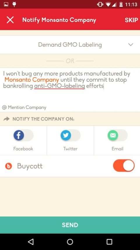 Buycott - Barcode Scanner Vote screenshot 2