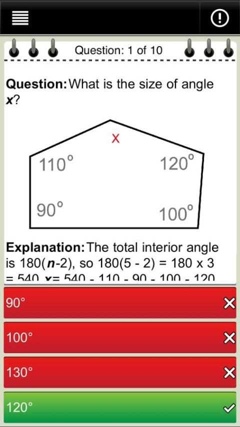 GCSE Maths 18 تصوير الشاشة