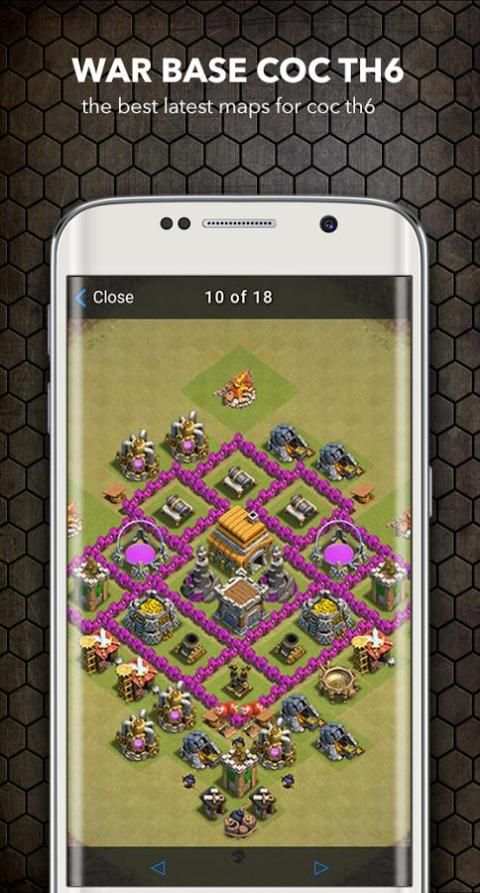 New base maps coc th6 скриншот 2