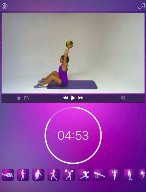 Medicine Ball Workout - Fitness Exercises Routine screenshot 4