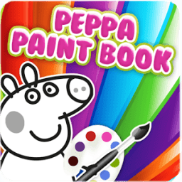 How to color peppa pig أيقونة