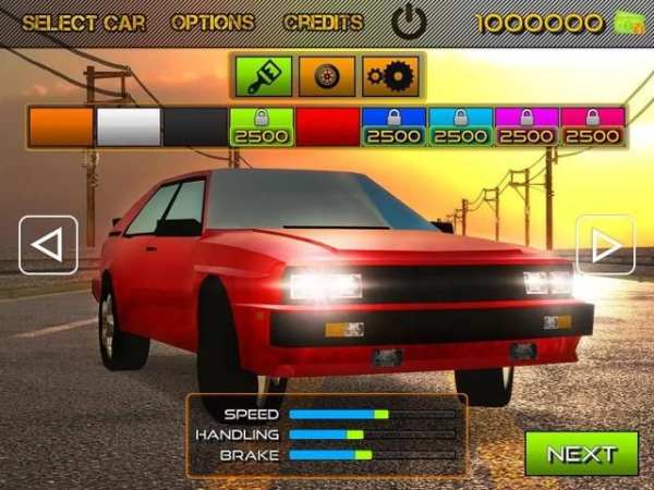 Traffic Highway Endless Car Racer 2017 स्क्रीनशॉट 6