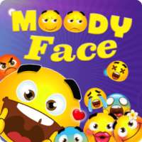 Emoji Keyboard：Moody Face