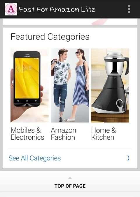 Fast For Amazon Lite screenshot 1