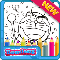 ikon Coloring Cat Doramon