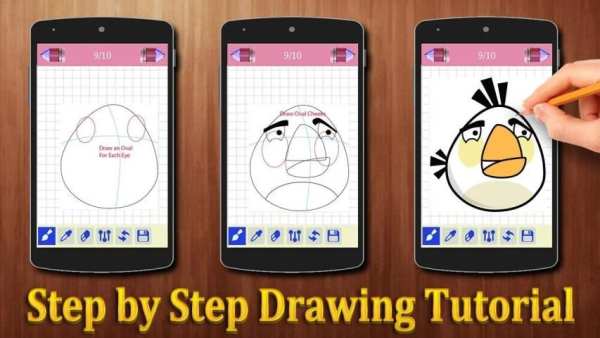 How to Draw Angry Bird Characters 2 تصوير الشاشة