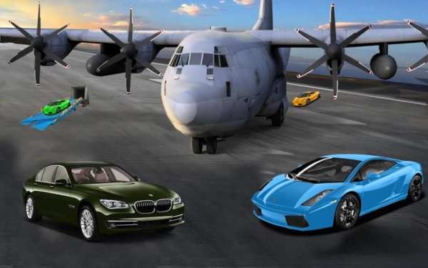 Car Cargo Airplane Transport screenshot 1