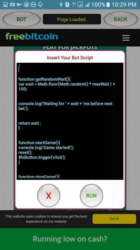 Freebitcoin Bot 1 تصوير الشاشة