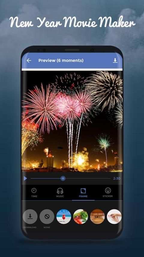 New Year Movie Maker screenshot 2