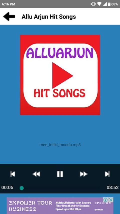 Allu Arjun Hit Songs screenshot 1