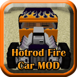 HotRod Race Fire Car MOD for Mcpe icon