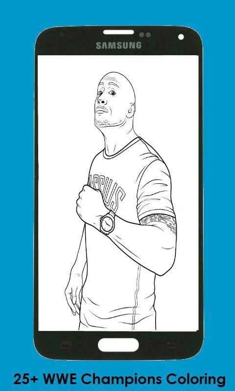 Coloring Book For WWE Champions 2K 1 تصوير الشاشة