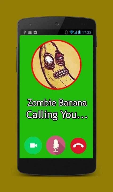Call Prank Zombie Banana screenshot 1