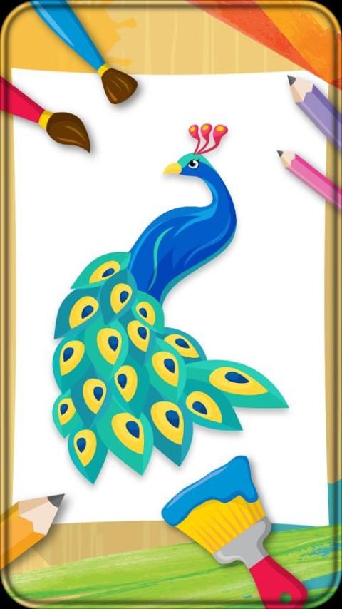 Coloring Book Birds स्क्रीनशॉट 5