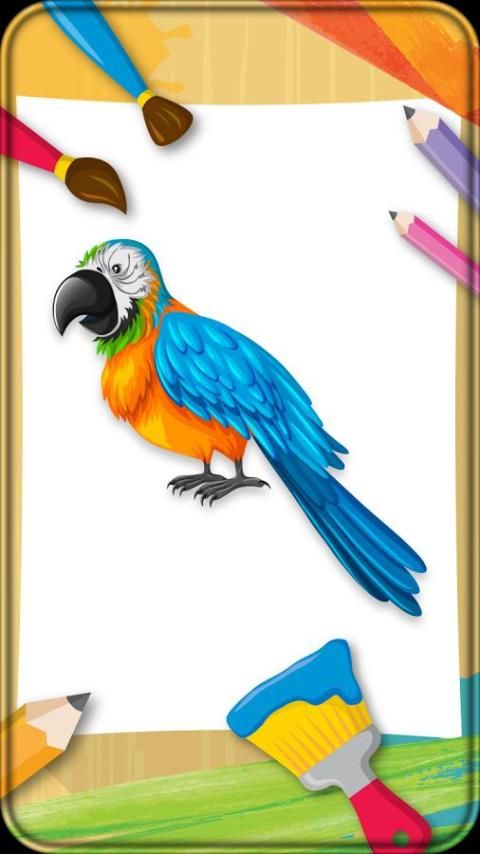Coloring Book Birds скриншот 6