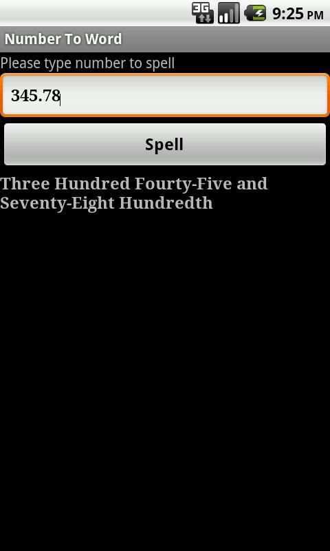 Spell Numbers скриншот 1