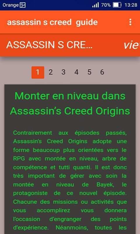 Guide pour Assassin's creed origin скриншот 3