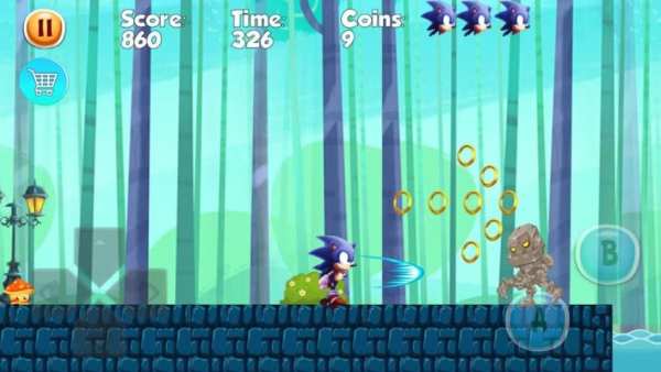 sonic jungle adventure dash скриншот 3
