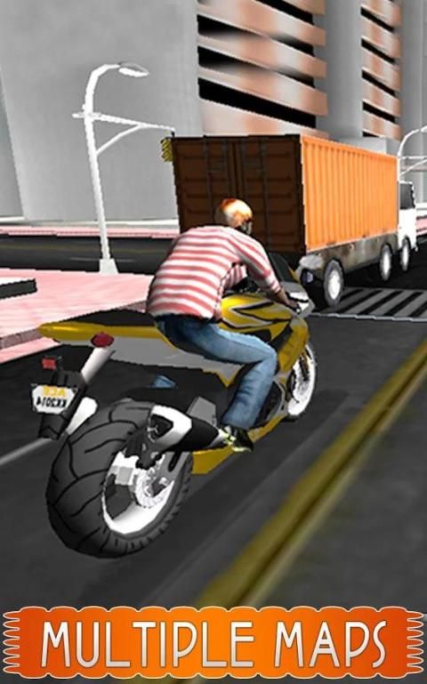 City Highway Moto Bike Racer screenshot 1
