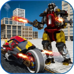 Moto Robot Transform: Irate War Protagonist Lead icon