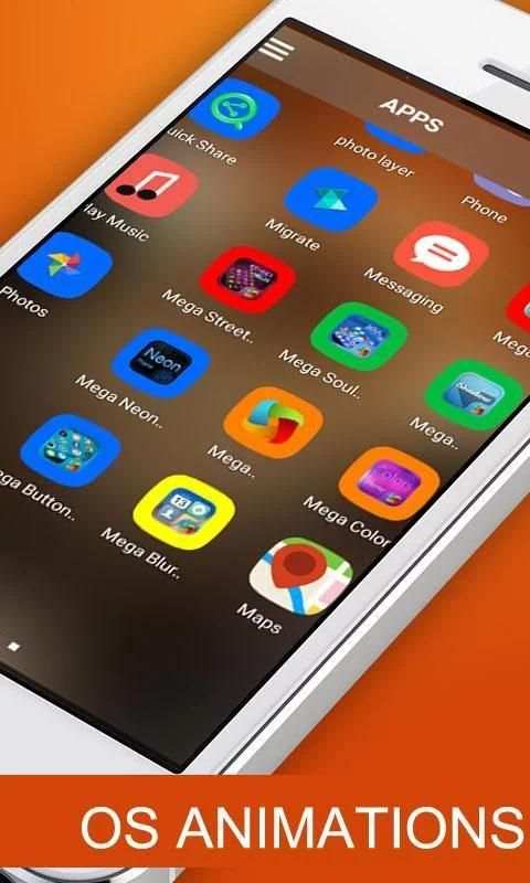 iMega Launcher Theme 2 تصوير الشاشة