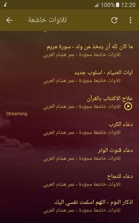 عمر هشام العربي قران كريم скриншот 1