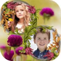 Flower Couple Collage Frames