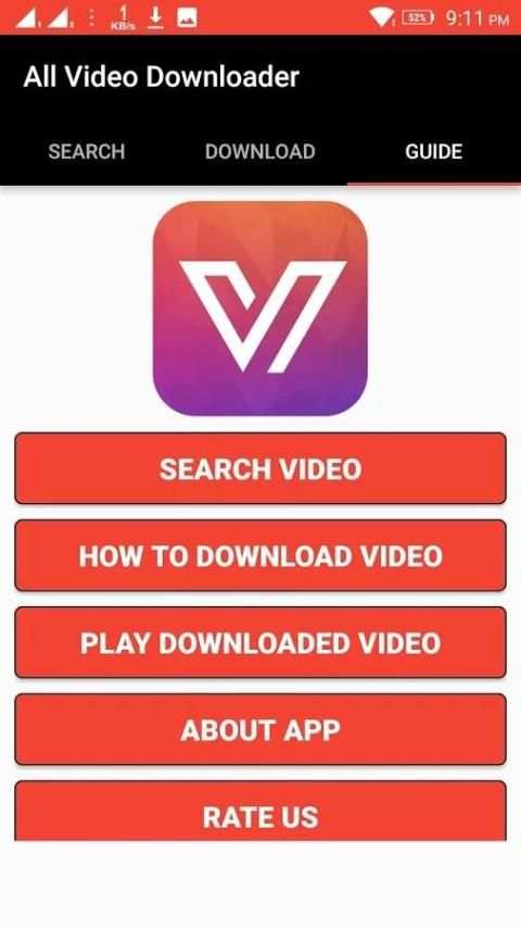 Wid mate video downloader скриншот 1