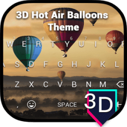 3D Hot Air Balloons Theme иконка