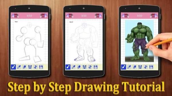 How To Draw The Avengers Characters 3 تصوير الشاشة
